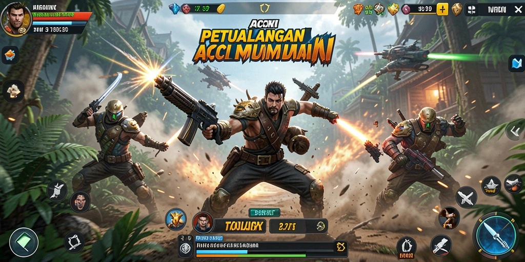Gameplay <strong>8768</strong> yang penuh aksi dan seru