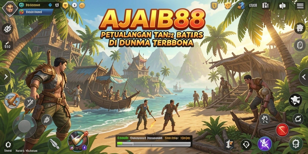 Tampilan gameplay AJAIB88 yang mendetail dan dunia terbuka.